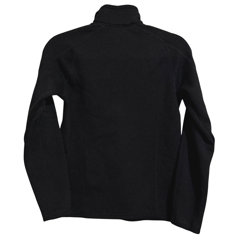 Patagonia‎ Dark Gray Ribbed Fleece Quarter Zip Pullover Women's XS - Picture 7 of 7